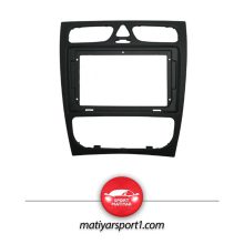 قاب مانیتور بنز  Benz c class 2001-2009 w209 با کنباس