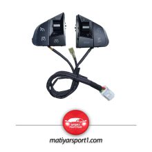 کلید های کنترل فرمان آریو زوتی z300 بک لایت دار نور سفید 11 کلید